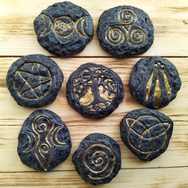 Pagan Symbol Stones
